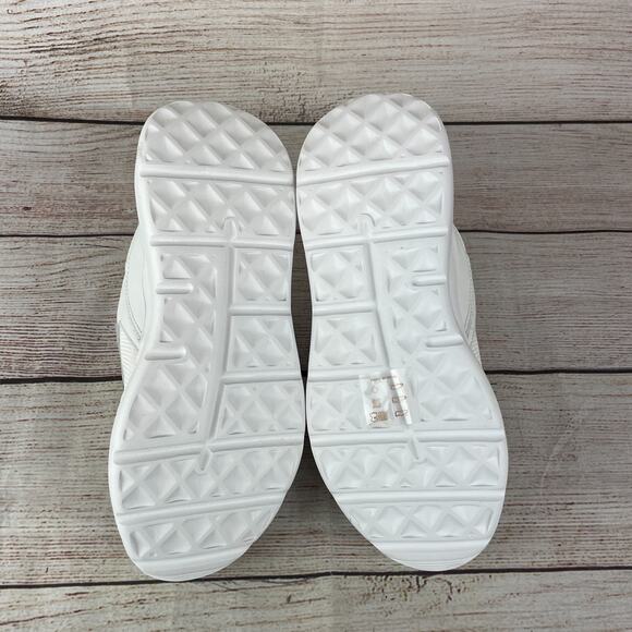 Rebeeca Minkoff Womens Sz 6 Platform Sneakers White Snakeskin - Picture 8 of 9